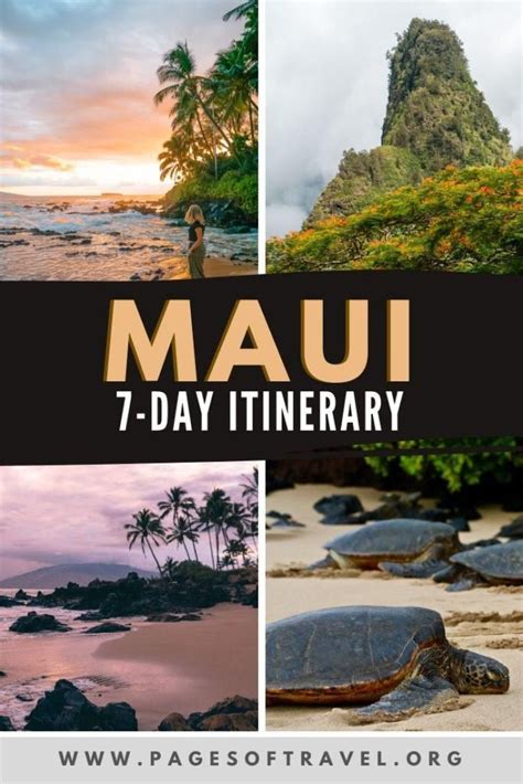 A Complete 7 Day Maui Itinerary Maui Guide Artofit