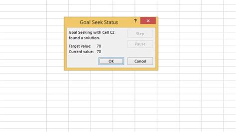 Use Goal Seek In Excel Excel Tutorials Excel Goals