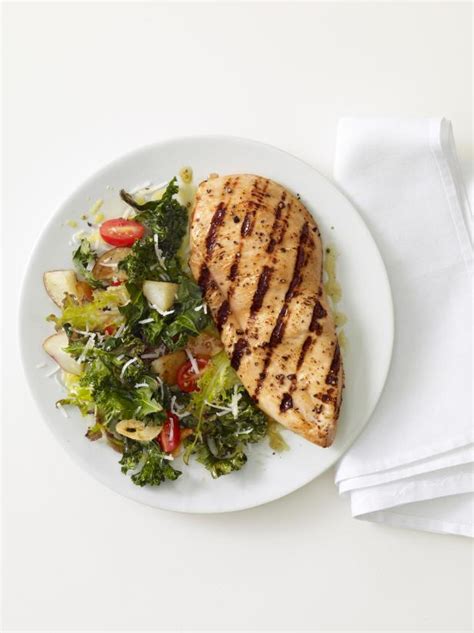 Grilled Chicken With Roasted Kale Recipe Food Network Kitchen Food