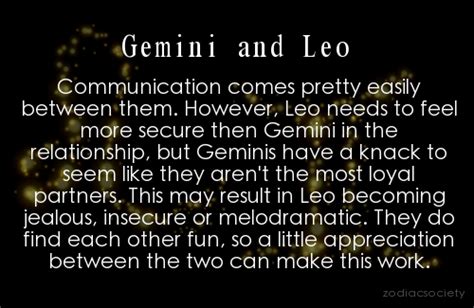 Leo And Gemini