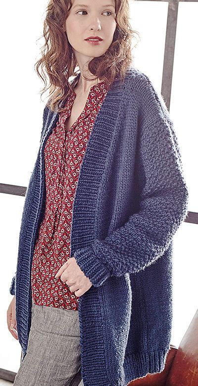 Collection of knitted models, descriptions, patterns, charts. Free Knitting Pattern for Tyburn Cardigan - This cozy long ...