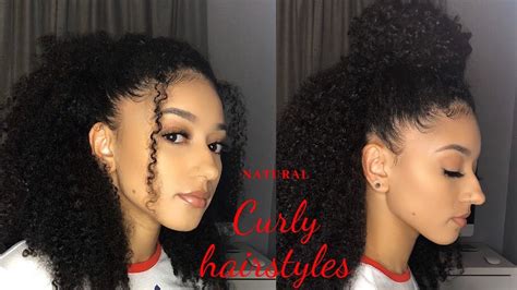 Easy Curly Hairstyles Youtube