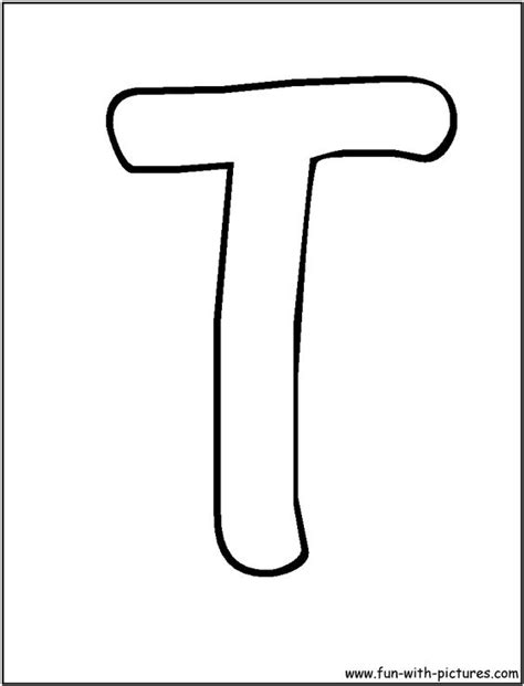 Alphabet T Coloring Pages Learny Kids
