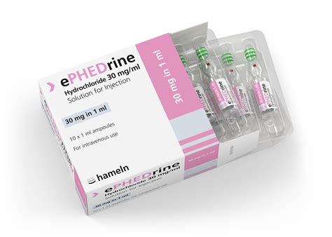 Uk Ephedrine 30 Mg Ml 30 Mg In 1 Ml 3231 Hameln Pharma