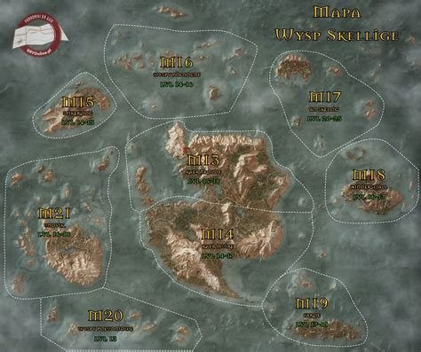 Wiedźmin 3 Dziki Gon Skellige Mapa Wysp Gryonlinepl