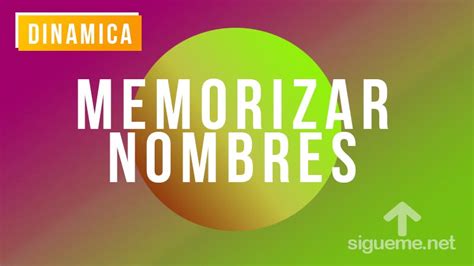 Juegos y dinamicas para niños. Dinamica para Memorizar Nombres | Dinamicas de Grupos