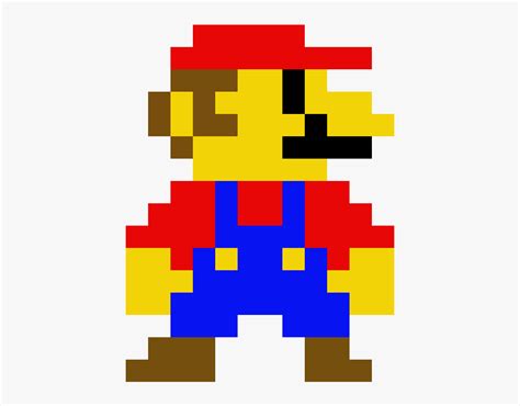 Mario Pixel Art Transparent HD Png Download Kindpng