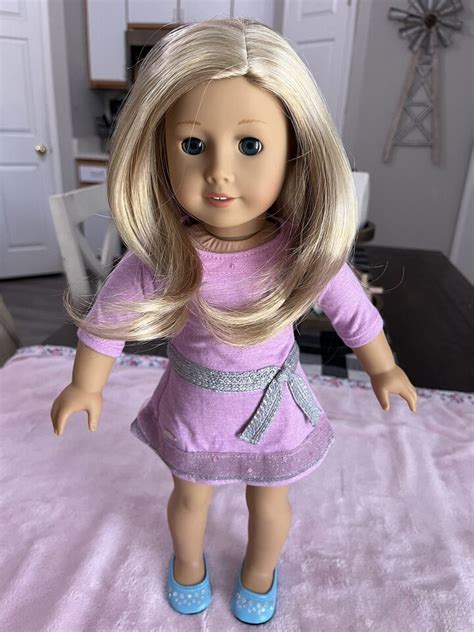 American Girl Doll Truly Me 27 Blonde Hair Blues Eyes Ebay