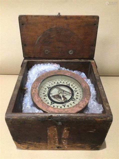 An American Johnehand And Sons Company Military Gimbalcompass Type P
