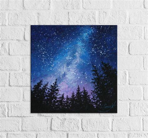 Acrylic Painting Get Galaxy Canvas Art At At