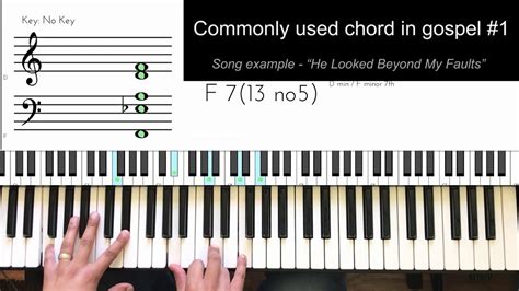 Commonly Used Chords In Gospel 1