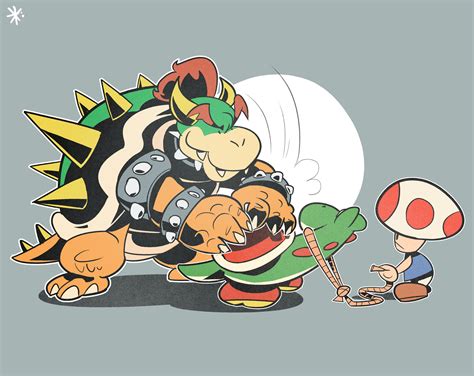 Bowser Is Rudely Touching Yoshi By Gooberbanger On Newgrounds