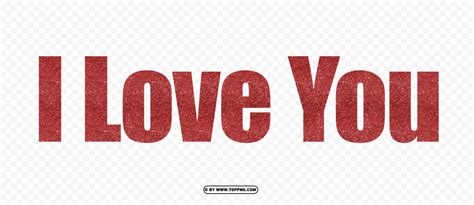 Png Images Free Images I Love You Text Png Text Red Glitter Free Png Clip Art Quick Pictures