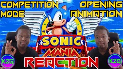 Sonic Mania Opening Animation And Comp Mode Reaction Youtube