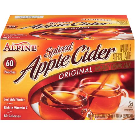 Alpine® Original Spiced Apple Cider Instant Drink Mix 60 74 Oz Pouches