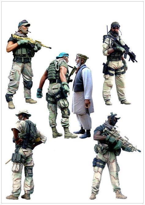 Tuskmodel 1 35 Scale Resin Model Figures Kit Us Special Forces