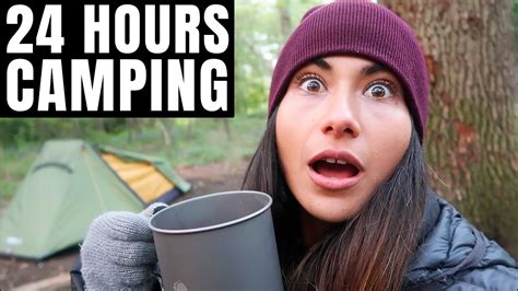 Eating Campfire Food For 24 Hours YouTube