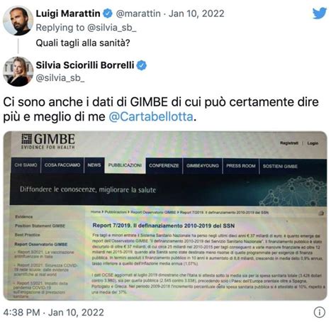 Scambio Su Twitter Tra Silvia Sciorilli Borrelli E Luigi Marattin