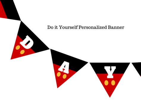 Mickey Mouse Banner Magical Printable