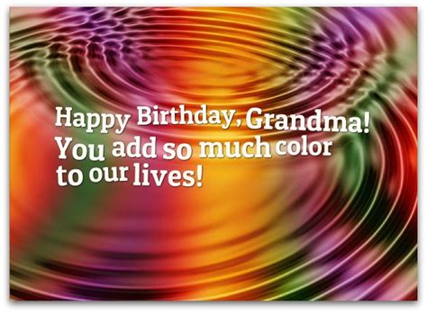 Find all the best birthday wishes, cute birthday wishes, lovely birthday wishes for your grandparents. Grandma Birthday Wishes: Grandmother Birthday Messages