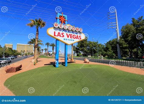 Welcome To Fabulous Las Vegas Sign Nevada Editorial Photo Image Of