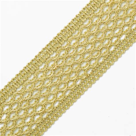 45mm Metallic Braid Trim By Yard Smb 3015