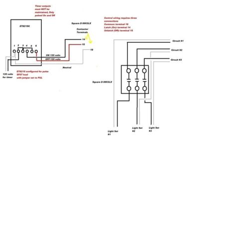 I have prepared a wiring diagram. 2 Pole Contactor Wiring Diagram
