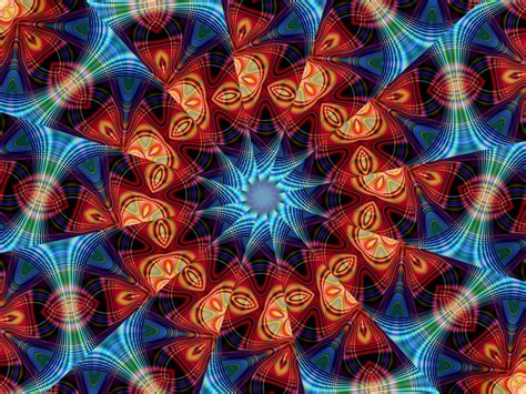 Abstract Fractals Psychedelic Wallpapers Hd Desktop And Mobile