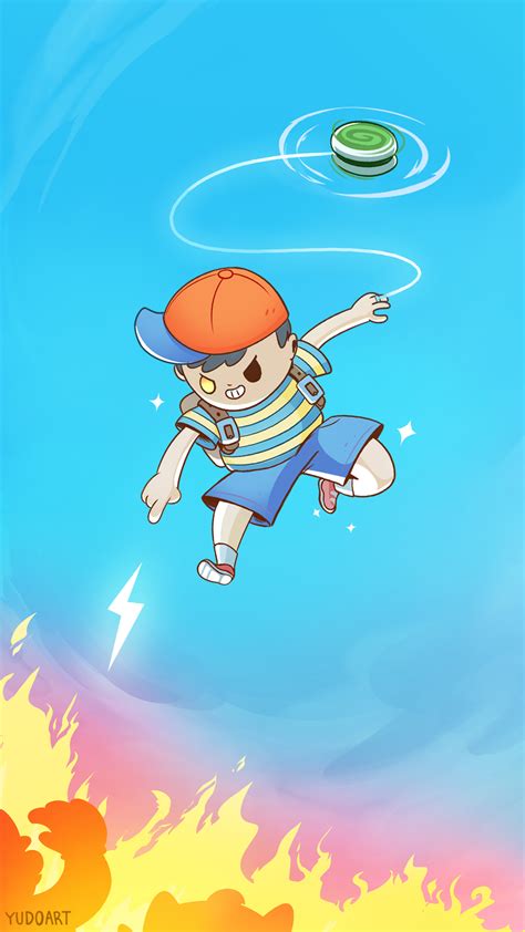 Fan Art I Drew My Favorite Character Ness I Formatted It To Be Used