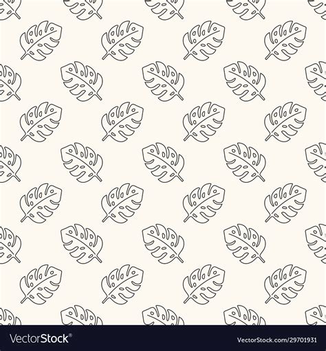 Seamless Geometric Floral Pattern Royalty Free Vector Image