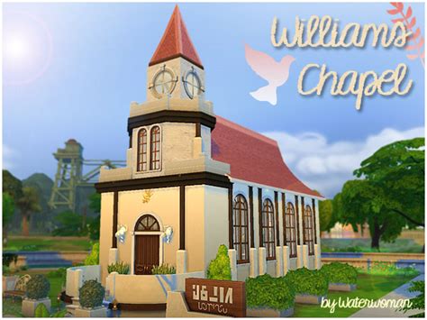Williams Chapel By Waterwoman At Akisima Sims 4 Updates