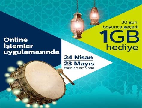 Türk Telekom Ramazan Ayı 1 GB Bedava İnternet Hediyesi 2020 Bedavadan