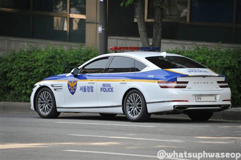 Genesis G80 Police 와썹 화섭