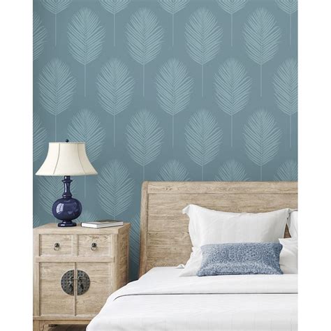 Pw20600 Palm Leaf Paintable Wallpaper By Seabrook Designs