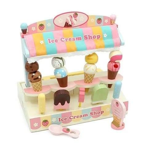 Summer New Ice Cream Table Ice Cream Stand Ice Cream Shop Wooden