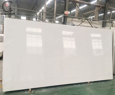 Wholesale Chinese Pure White Quartz Stone Slab For Stone Buyers With Ce