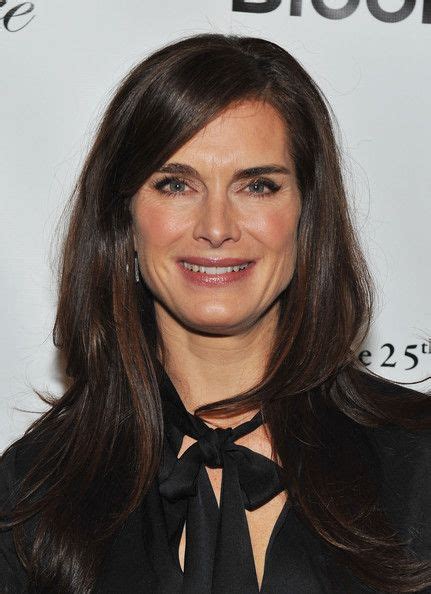 Brooke Shields Long Side Part Pelo Corto Mujer Cortes De Pelo