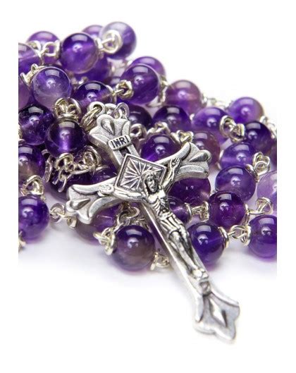 Violet Amethyst Rosary Vatican T