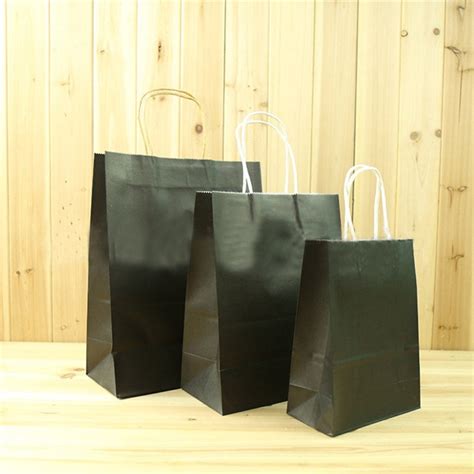Us Recyclable Luxury Kraft Paper Party Bags With Handles Loot Bag T