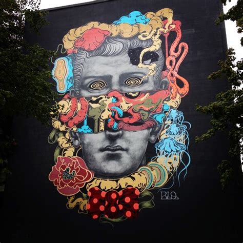 Blo Creates A New Piece On The Streets Of Berlin In Germany