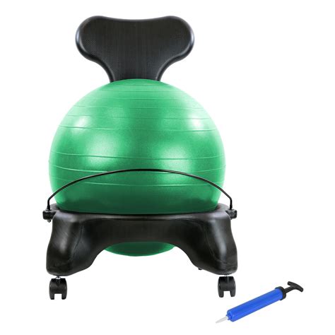Cando Ball Chair Inflatable Ergonomic Active Seating Exercise Ball