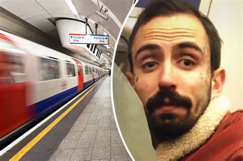 public sex manhunt after couple have sex on tube and spit in face of woman daily star
