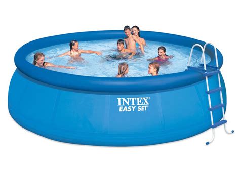 Intex 15 Ft Round X 48 Deep Easy Set Above Ground Swimming Pool Model 28167eh Ebay
