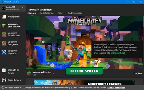 My Minecraft Launcher Only Says Play Demo Microsoft Community