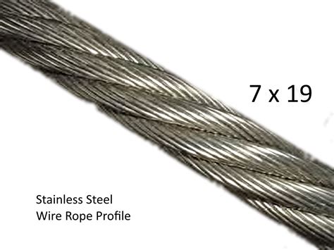 20mm 7×19 G316 Stainless Steel Wire Rope