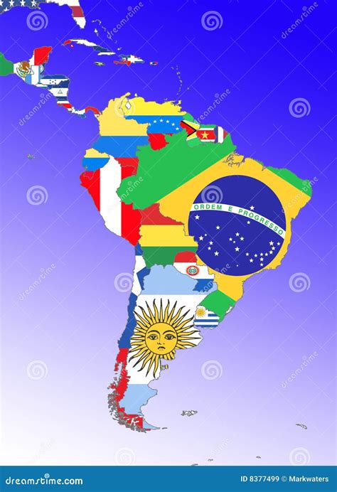 América Latin Ilustração Stock Ilustração De Venezuela 8377499