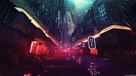 Futuristic City Science Fiction Concept Art Digital Art 4k