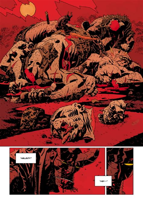 Hellboy The Wild Hunt 4 Profile Dark Horse Comics