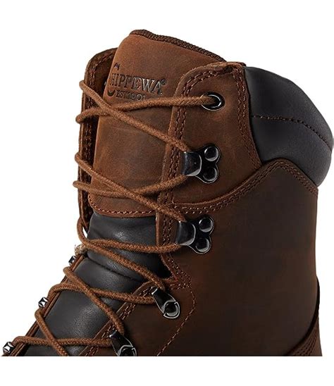 Chippewa9waterproof Insulated Super Logger Black Oiled Free Shipping