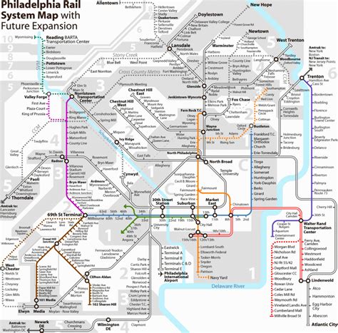 Philadelphia Subway Map